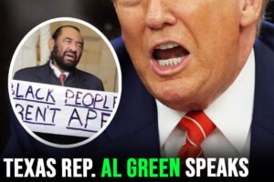 Texas Rep. Al Green speaks out after being removed for sign protesting Trump’s ‘racist’ apes post