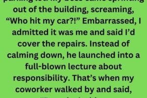 Boss Gets a Taste of His Own Medicine After Car Incident