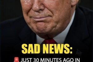 Donald Trump with tears in his eyes make the sad announcement… See more