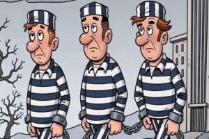 Three convicts were on the way to prison