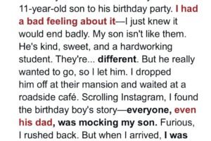 When a Rich Kid and His Dad Mocked My Son at His Birthday Party, My Son Shut Them Down