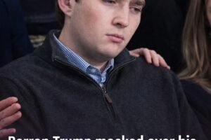 Barron Trump mocked over his ‘best skill’ following calls for him to be drafted