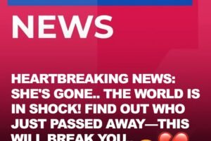 SAD?! With Heavy Hearts, We Announce the Passing of a Legend