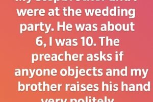 A Child Raised His Hand at My Dad’s Wedding — His Reason Melted Everyone’s Heart
