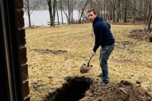 I Thought My Husband and 7-Year-Old Daughter Were Riding the Teacups at Disneyland – Instead I Saw Him Digging Something Into the Ground Behind Our Lake House