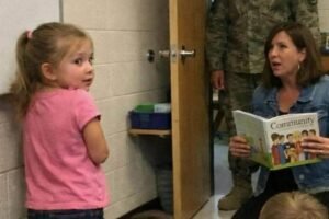 She Thought She Could Make My Little Girl Face the Wall Because I Was Deployed Overseas — Until I Walked Into the Classroom and Calmly Asked, “Who Decided She Didn’t Belong?”