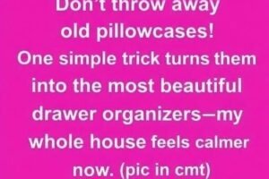 A Forgotten Pillowcase Trick Returns as a Simple Yet Powerful Way to Organize Drawers, Protect Clothing, Reduce Household Waste, Save Money, Calm the Mind, Encourage Mindful Habits, and Reconnect Modern Homes With a Slower, More Intentional, Thoughtful, and Purpose-Driven Approach to Everyday Living