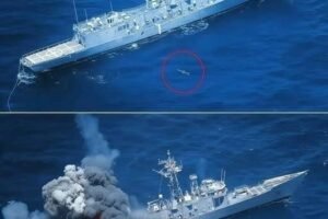 USS Rodney M. Davis (FFG-60) Sink After hit by…See more below