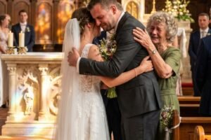 Marco came over and hugged me tightly.