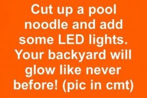 Budget-Friendly Outdoor Decor Projects Using a Pool Noodle