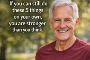 Between the ages of 65 and 85: if you can still do these 5 things on your own, you’re stronger than you think