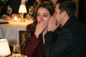 My husband texted me: “I’m stuck at work. Happy 2nd anniversary, babe.” But I was sitting two tables away… watching him kissing another woman. Just as I was about to confront him, a stranger stopped me and whispered, “Stay calm… the real show’s about to start.” And what happened next…