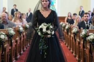 My Fiancée Wore a Black Dres Instead of the White Gown We Picked – When I Found Out Her Reason, My Life Was Never the Same
