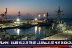 🔴 BREAKING: Iran targets the US Naval Fleet with Cruise Missiles…See more