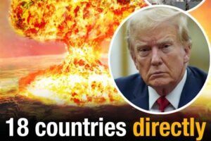 18 countries directly affected if a nuclear strike hits Iran