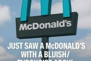 Why One McDonald’s Has Turquoise Arches