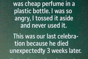 The Cheap Perfume I Discarded Held a Life-Changing Secret