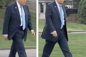 Photo of Trump walking toward Marine One turns heads after people spot detail