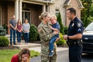 BEYOND THE UNIFORM, THE SHOCKING TRUTH REVEALED AFTER A FAMILY DISPUTE TURNED DANGEROUS