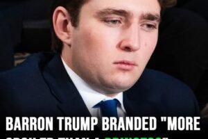 Barron Trump branded “more spoiled than a princess” as Americans want to send him to Iran war