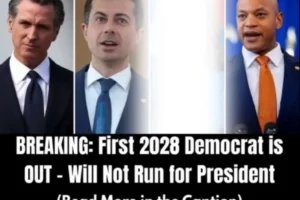 First 2028 Democrat Announces They Are Not Running For President
