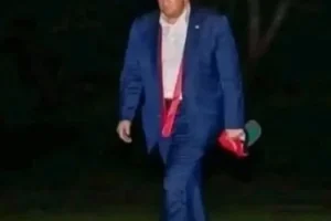 Late-Night Sighting: Trump Spotted With Mysterious Item