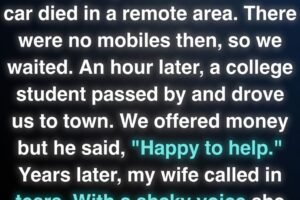 The Midnight Breakdown That Led to a Life-Changing Secret..