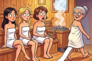 What Happened in That Sauna Left Everyone Talking