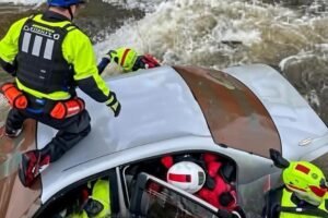 Family found in car in river they were with their m…See details