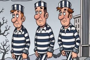 Three convicts were on the way to prison!