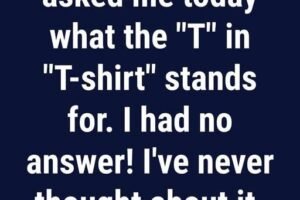 Why Do We Call Them T-shirts?