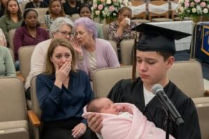 They Laughed When My Son Walked Across His Graduation Stage Holding A Newborn-YILUX