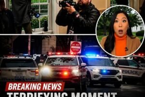 Terrifying moment gunshots rang out outside White House captured on camera