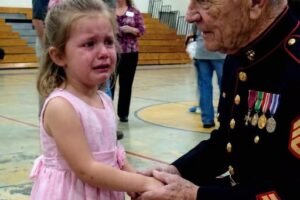 Dozens of Marines Crash a Father Daughter Dance After Widow Is Mocked for Standing Alone
