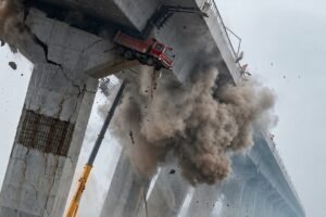 Emergency Crews Respond Following Reported Bridge Collapse