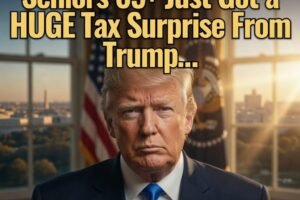 People over 65 just received a surprising tax announcement from Trump…