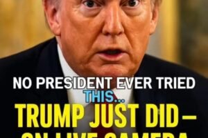No President Ever Tried This. Trump Just Did — On Live Camera