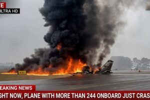 RIGHT NOW, PLANE WITH MORE THAN 244 ONBOARD JUST CRASH…