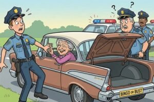 A Police Officer Pulled Over an Elderly Woman for Speeding — But What Happened Next Left Everyone Completely Confused