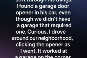 The Secret Garage That Revealed His Kindness..