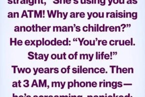 “He Called Me at 3 A.M.—Two Years After I Pushed Him Away”