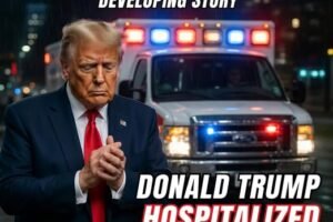 Donald Trump hospitalized after having … See more💔 [Details in the First Comment]⬇️⬇️