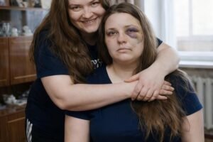 My twin sister came to me at night, and her whole face was covered in bruises: after learning that her husband did it, we decided to switch places with her and teach this man a lesson that he will definitely not forget.