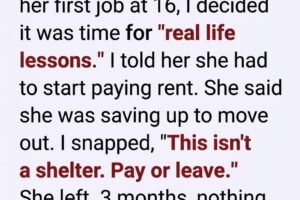 I TOLD MY 16-YEAR-OLD STEPDAUGHTER TO PAY RENT OR LEAVE—THEN SHE RETURNED THREE MONTHS LATER WITH