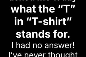 What Does the “T” in “T-Shirt” Actually Mean?