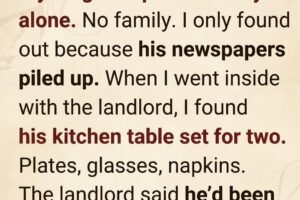 “He Set the Table for Two… for 20 Years After She Was Gone”