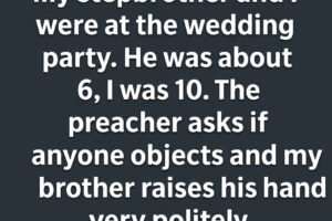 The Smallest Voice at the Wedding..