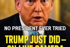 No President Ever Tried This. Trump Just Did — On Live Camera