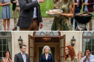 MY RICH FUTURE FATHER-IN-LAW CALLED ME “TRASH” AT A FAMILY BBQ — THEN AN ELDERLY WOMAN WALKED OUT AND CHANGED EVERYTHING