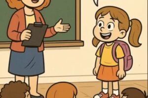 Happy Butt or Gladys? A First Day of School Mix-Up